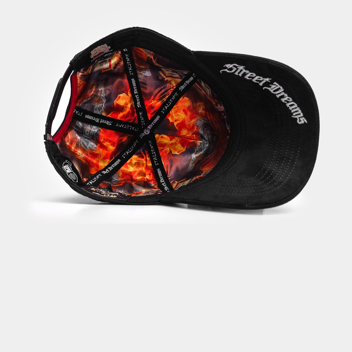 Sueños Callejeros Black Graphic Hat | Italiense